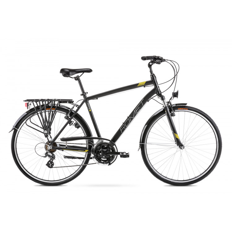 Trekingový bicykel 28" Romet Wagant 21" čierno žlto zlatá